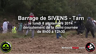 ZAD Barrage de Sivens dans le Tarn: Suite au propos de la veille de la Ministre Ségolène ROYAL les Opposants pensaient que la journée serait calme !!!