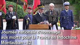 Journée nationale d'hommage aux morts pour la France en Indochine - Montauban