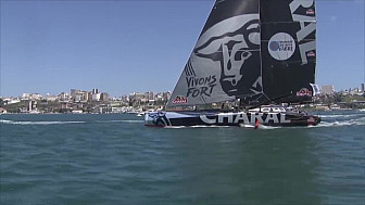 Transat Jacques VABRE 2019 : arrivée de l'IMOCA CHARAL avec interview de Jérémie BEYOU et Christopher PRATT @TransatJV_fr @JeremieBeyou @ChrismarSail