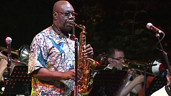 Manu Dibango, son concert à Montauban en 2013 avec le Dany Doriz Big band #ManuDibango.