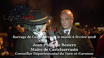 Jean-Philippe Bersiers Maire de Castelsarrasin et Conseiller Départemental du Tarn-et-Garonne aux cotés des Agriculteurs des Zones Défavorisées @tarnetgaronne_CG @FNSEA