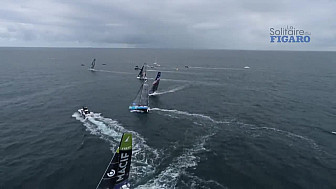 La Solitaire du FIGARO 2020 : départ de la 2ème étape St-Quay- Portrieux - Dunkerque @LaSolitaire_51e #Voile